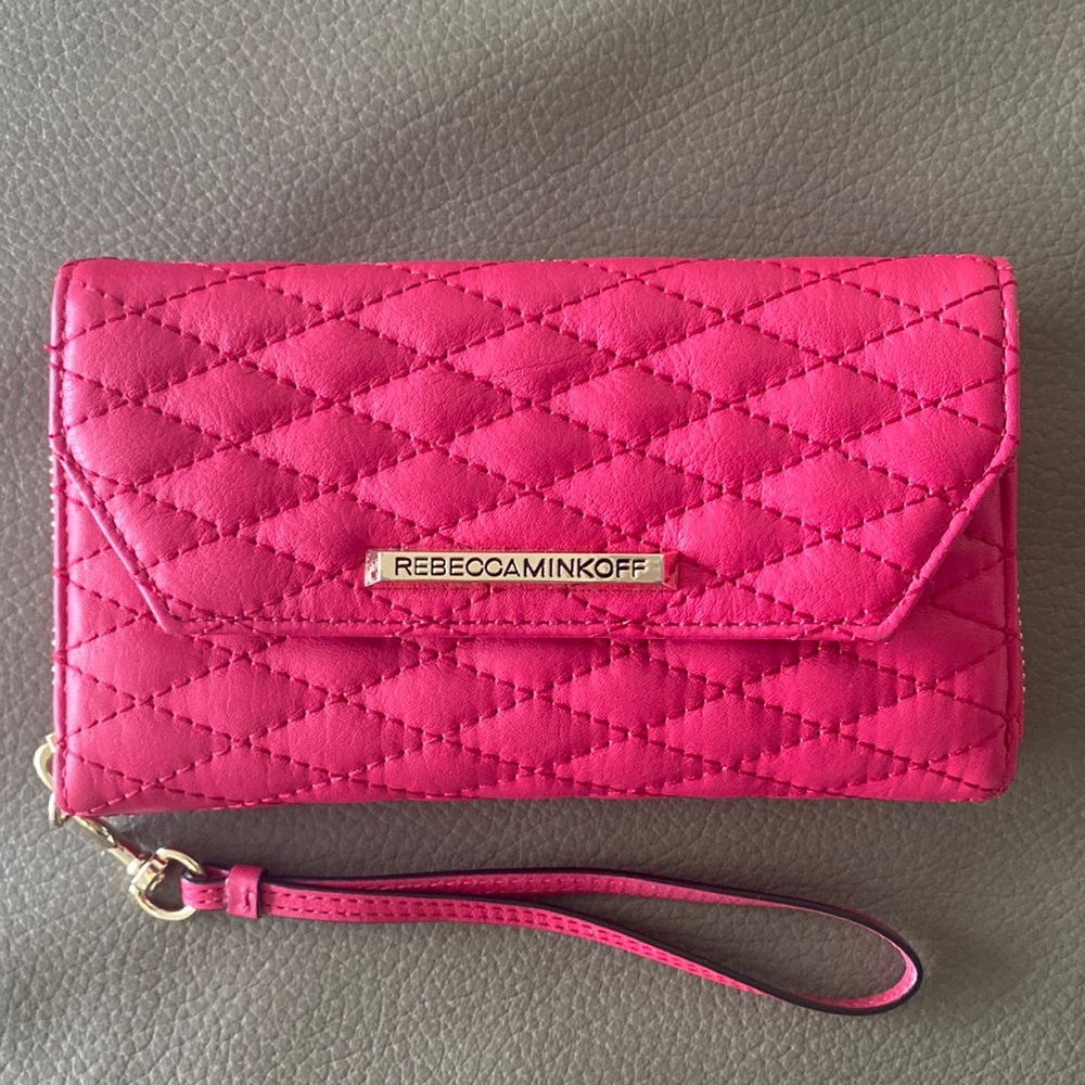 Rebecca Minkoff Quilted Wristlet Wallet